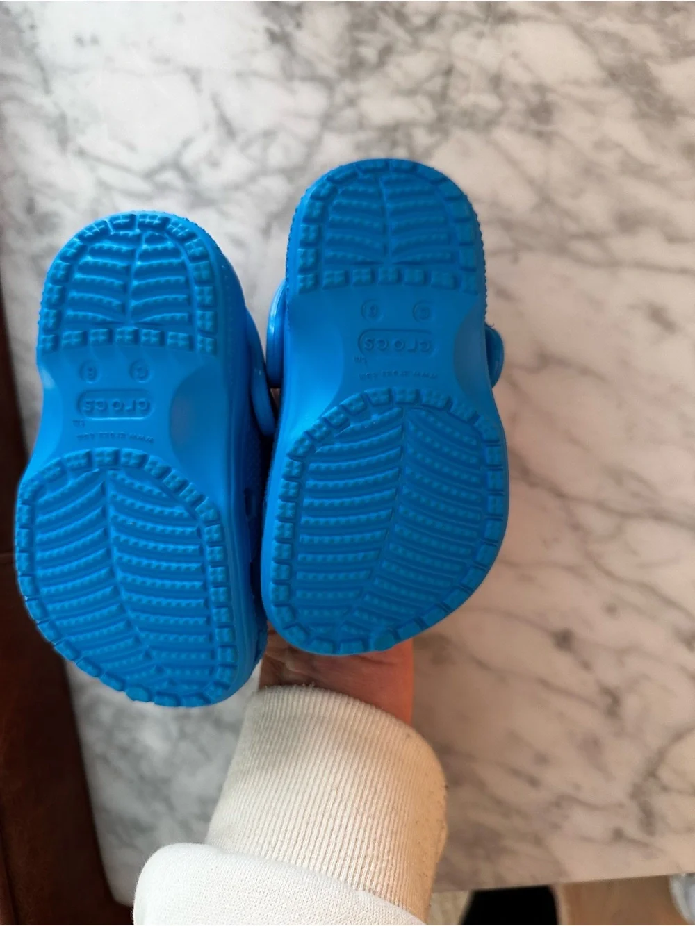 Baby/toddler Blue Crocs Clog Sandals Croc Style Comfort size C6
